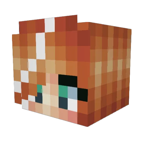 LordofMontag Minecraft avatar head, 3D render