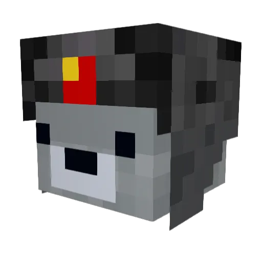 LordofSeals Minecraft avatar head, 3D render