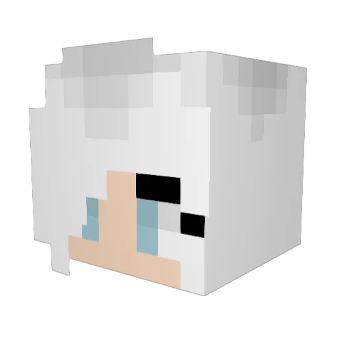 Lordphilipp22 Minecraft avatar head, 3D render