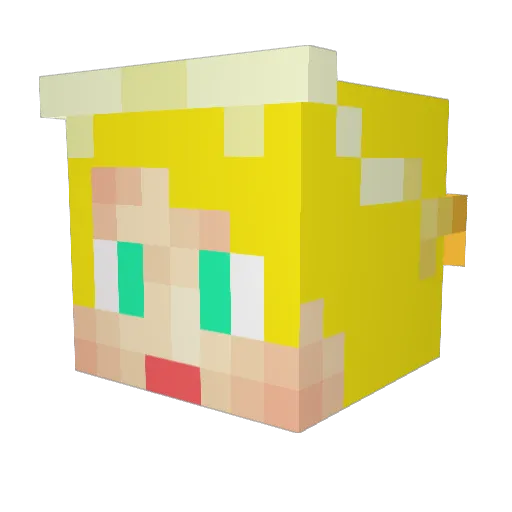 LordsLordchen Minecraft avatar head, 3D render