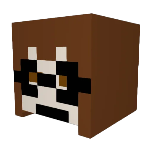 Lordtree33 Minecraft avatar head, 3D render