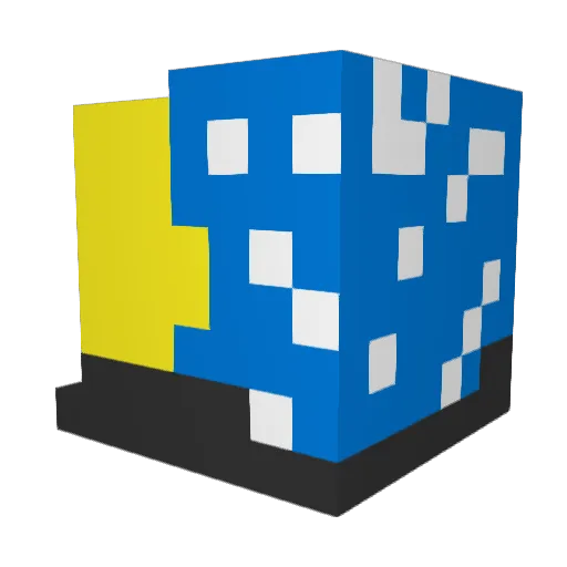 Lordwoopwoop Minecraft avatar head, 3D render