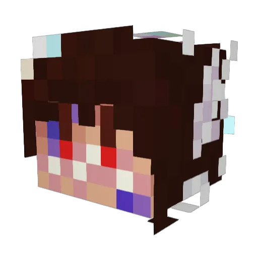 LoreStarcutter Minecraft avatar head, 3D render