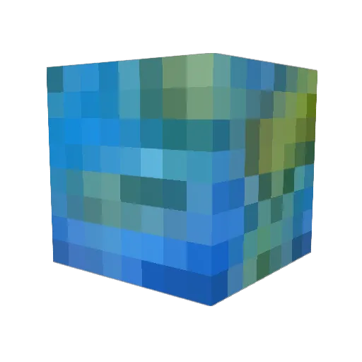 Lorehhh Minecraft avatar head, 3D render