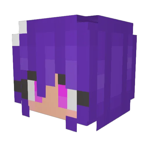 LoreleiEverlight Minecraft avatar head, 3D render