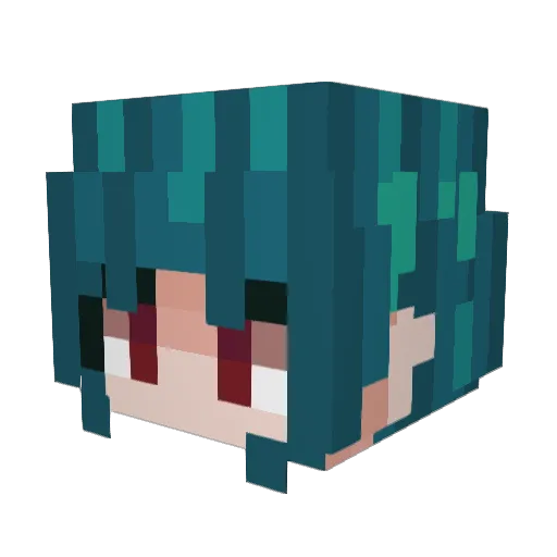 Lorentha_Thi Minecraft avatar head, 3D render