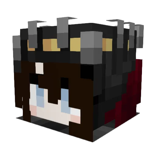 Lorenthall_ Minecraft avatar head, 3D render