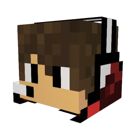 Lorenzo14 Minecraft avatar head, 3D render