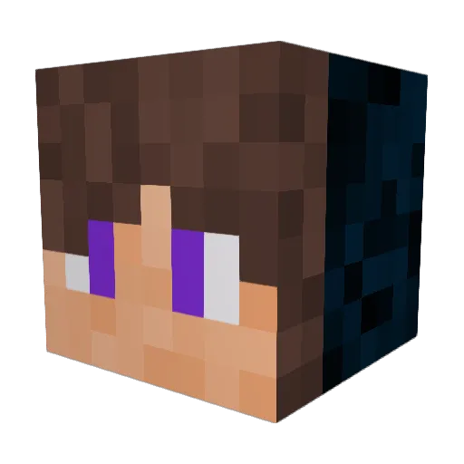 Lorey27 Minecraft avatar head, 3D render