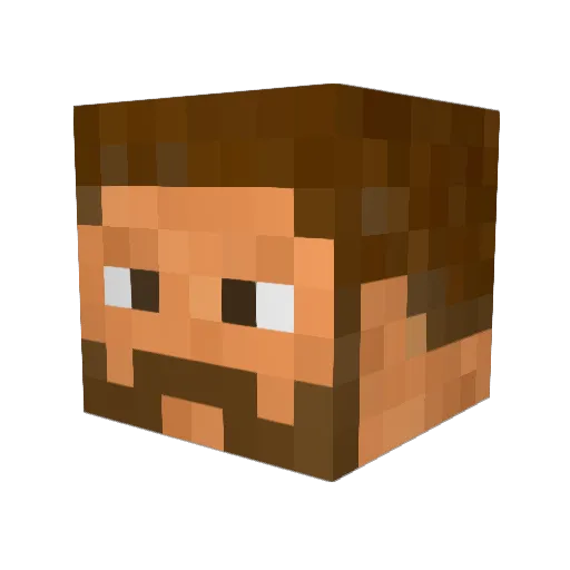 Loric82 Minecraft avatar head, 3D render