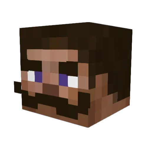 LorinLol Minecraft avatar head, 3D render