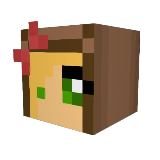 Lorinb2003 Minecraft avatar head, 3D render