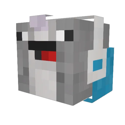 Lorito721 Minecraft avatar head, 3D render