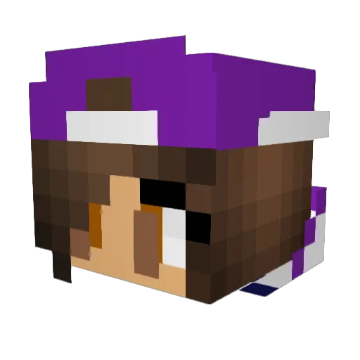 Lorna234 Minecraft avatar head, 3D render
