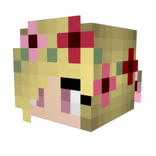 Lorraine010807 Minecraft avatar head, 3D render