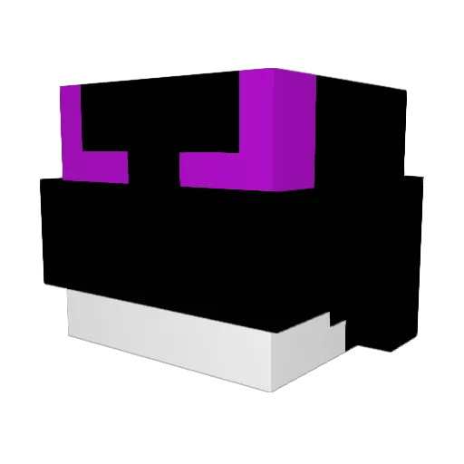 LorteBoost Minecraft avatar head, 3D render