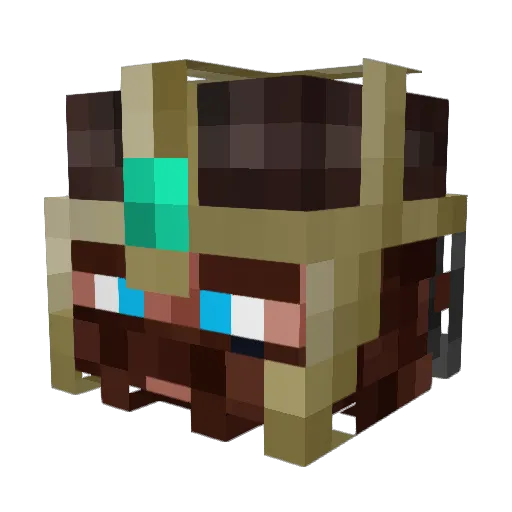 Lortex87 Minecraft avatar head, 3D render