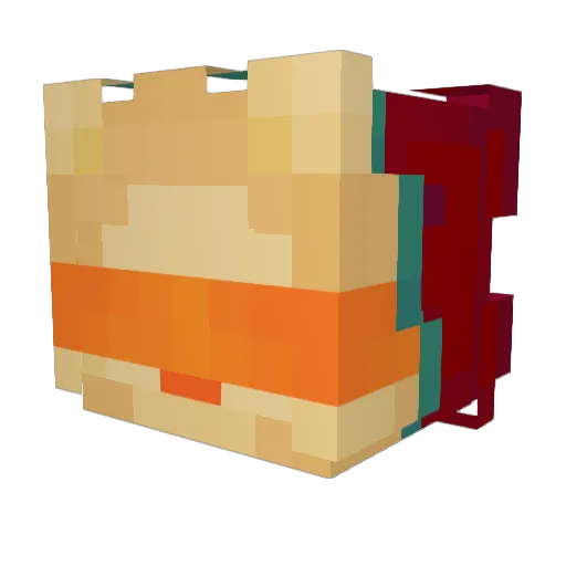 LoryHK Minecraft avatar head, 3D render