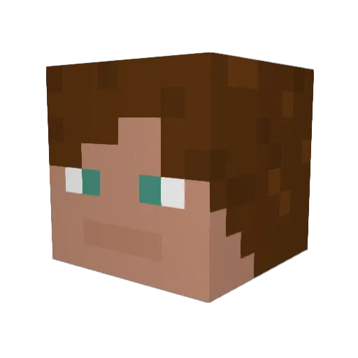 Lory__Gamer13 Minecraft avatar head, 3D render