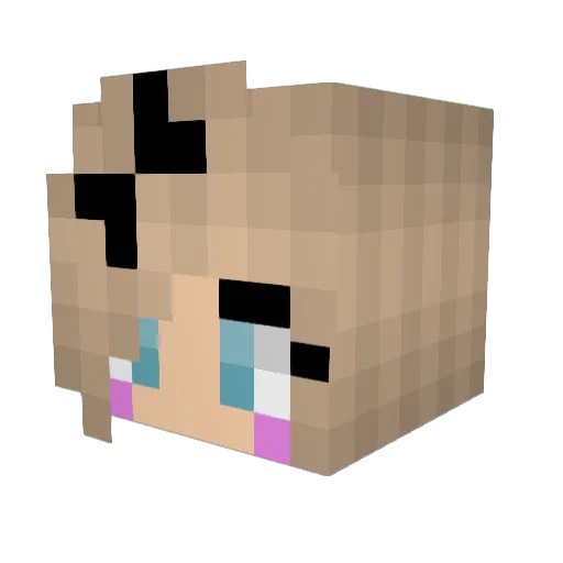 LosCiapulos Minecraft avatar head, 3D render
