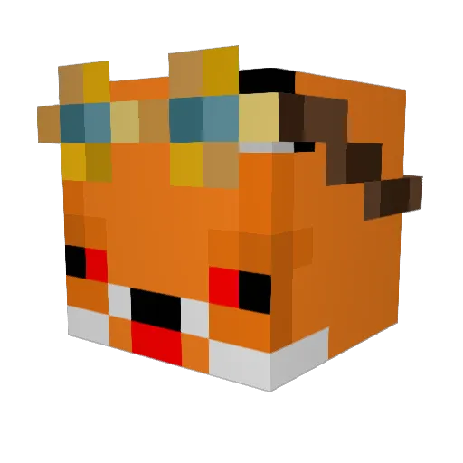 LosCompis5050 Minecraft avatar head, 3D render