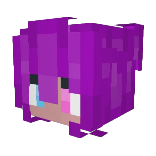 LosEnD Minecraft avatar head, 3D render