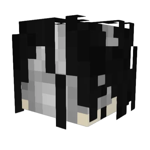 LosTSsoul Minecraft avatar head, 3D render