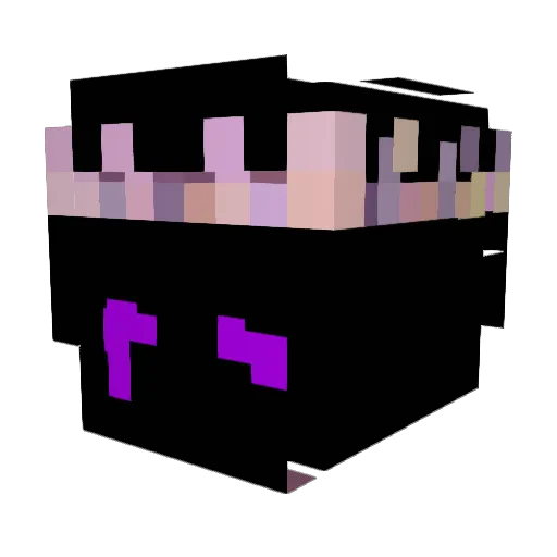 LosViernes Minecraft avatar head, 3D render