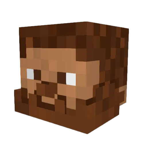 LosWochos47 Minecraft avatar head, 3D render