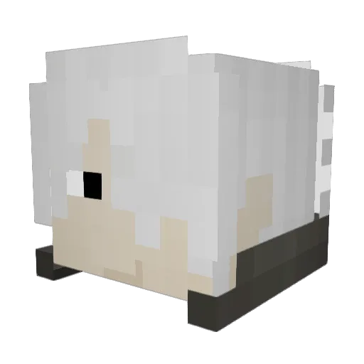 Los_98 Minecraft avatar head, 3D render