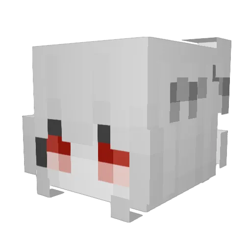 LoseKing Minecraft avatar head, 3D render