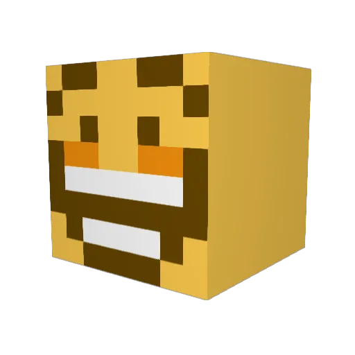 LoserLiam Minecraft avatar head, 3D render