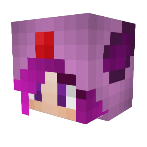Loser_Tasty Minecraft avatar head, 3D render