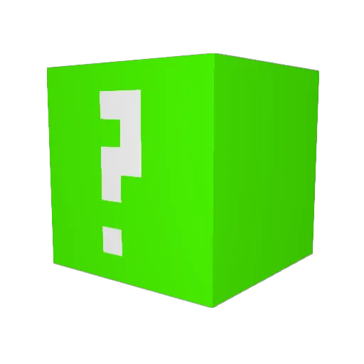 Loskgar Minecraft avatar head, 3D render