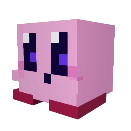 LosoJae Minecraft avatar head, 3D render