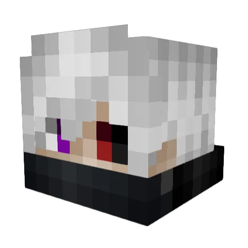 Lost40MilToVoid Minecraft avatar head, 3D render
