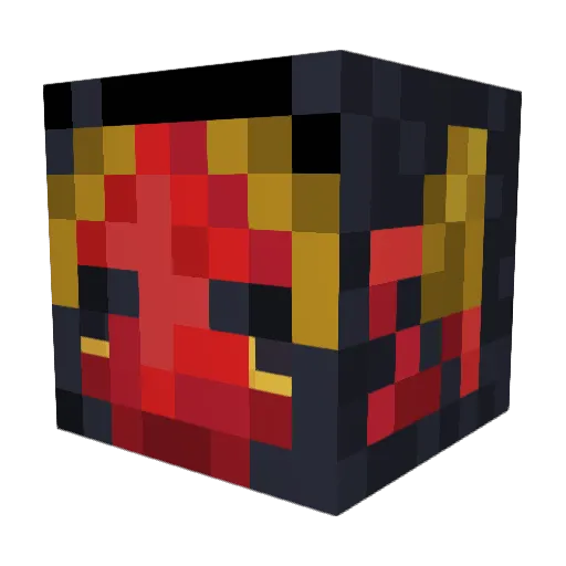LostAndFoundMage Minecraft avatar head, 3D render