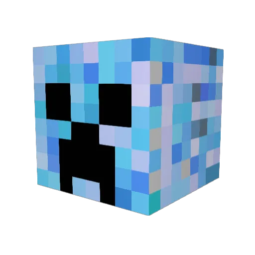 LostBoySJK Minecraft avatar head, 3D render