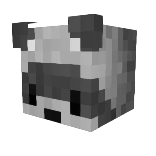 LostChild17 Minecraft avatar head, 3D render