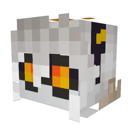 LostCryptid Minecraft avatar head, 3D render