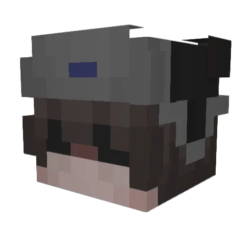 LostElegance Minecraft avatar head, 3D render