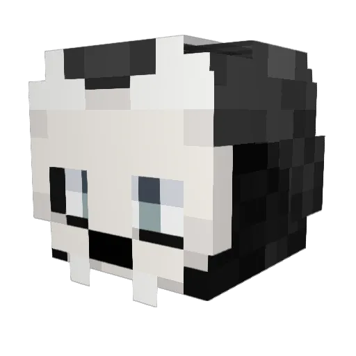 LostHati Minecraft avatar head, 3D render