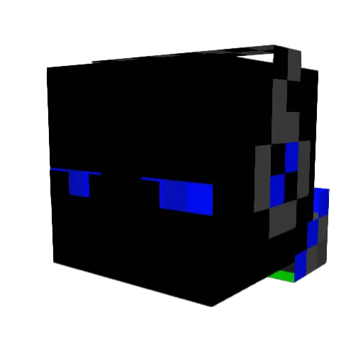 LostHero007 Minecraft avatar head, 3D render