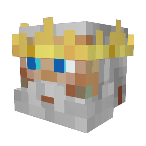 LostInAtlantis3 Minecraft avatar head, 3D render