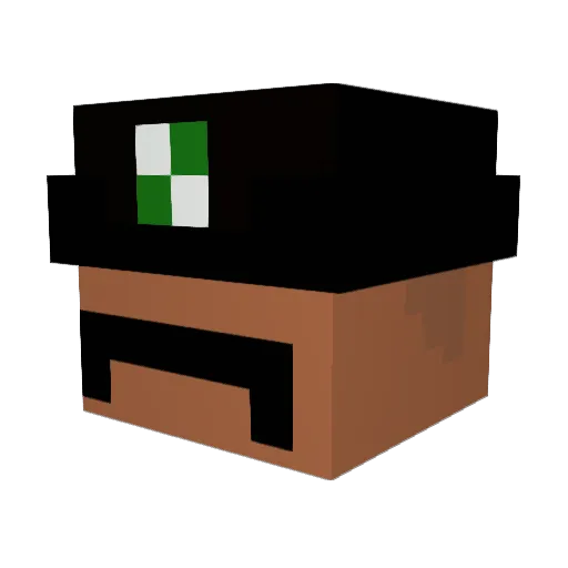 LostInUrMom Minecraft avatar head, 3D render