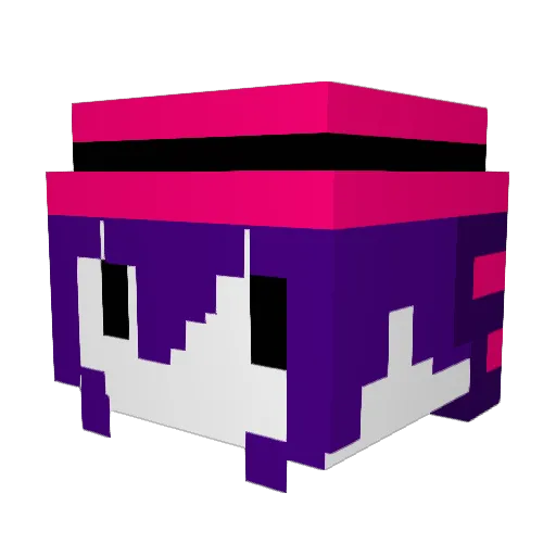 LostIntres Minecraft avatar head, 3D render