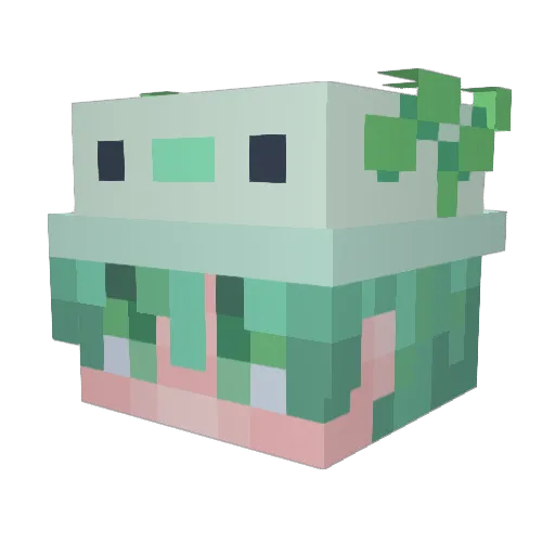 LostLAz_ Minecraft avatar head, 3D render