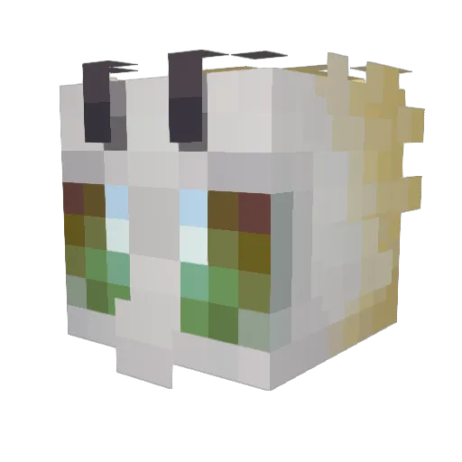 LostLimne Minecraft avatar head, 3D render