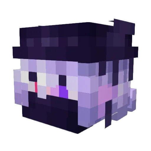 LostLypex Minecraft avatar head, 3D render