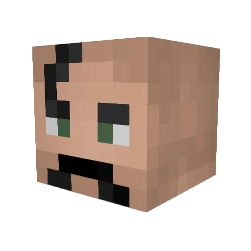 LostProphecy1 Minecraft avatar head, 3D render